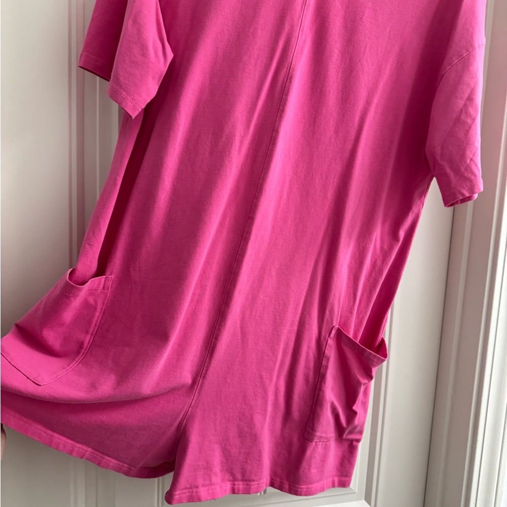 Vibrant Pink Short Sleeve romper